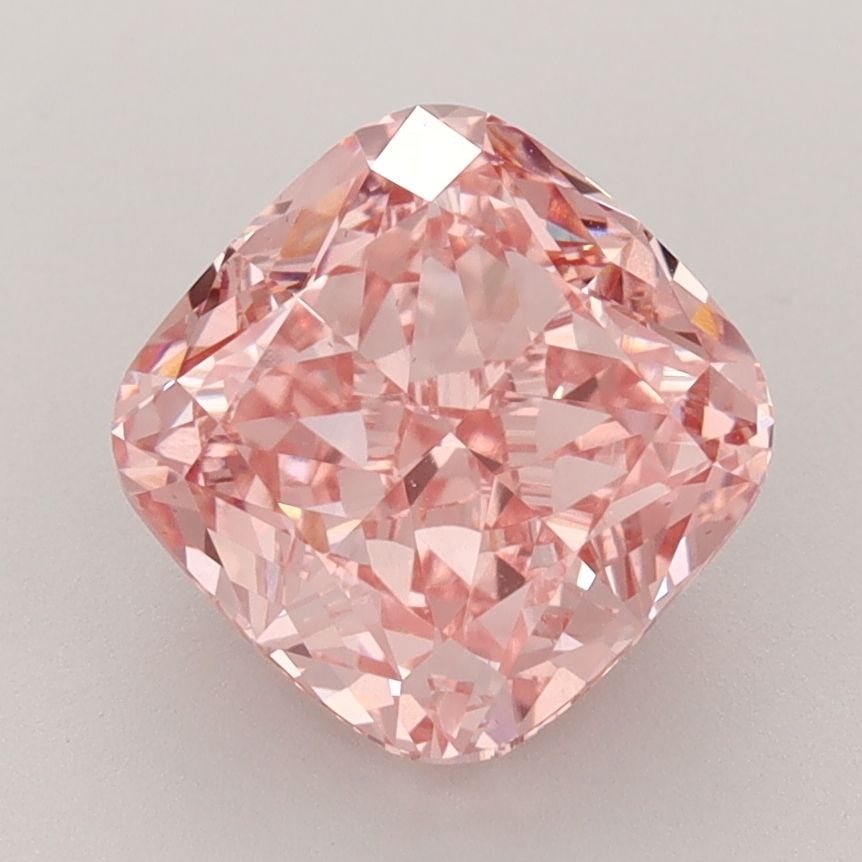 Loose Diamond - CUSHION MODIFIED 3.26ct Fancy Vivid Pink VS1: Loose Diamond - CUSHION MODIFIED 3.26ct Fancy Vivid Pink VS1 Source: This is a real non-mined Diamond that has been grown in a lab Shape: CUSHION MODIFIED Carats: 3.26 Color: Fancy Vivid Pink Certific