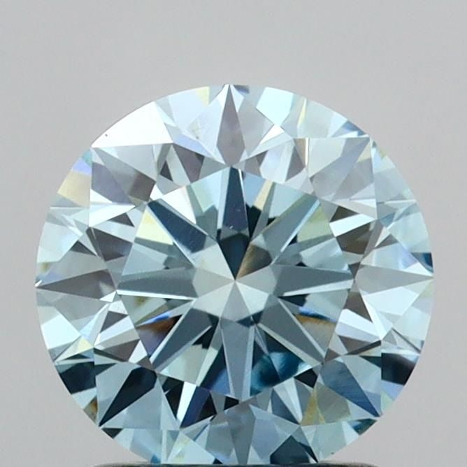 Ideal Loose Diamond - ROUND 1.5ct Fancy Vivid Blue VS1: Ideal Loose Diamond - ROUND 1.5ct Fancy Vivid Blue VS1 Source: This is a real non-mined Diamond that has been grown in a lab Shape: ROUND Carats: 1.5 Color: Fancy Vivid Blue Certification: IGI Video: