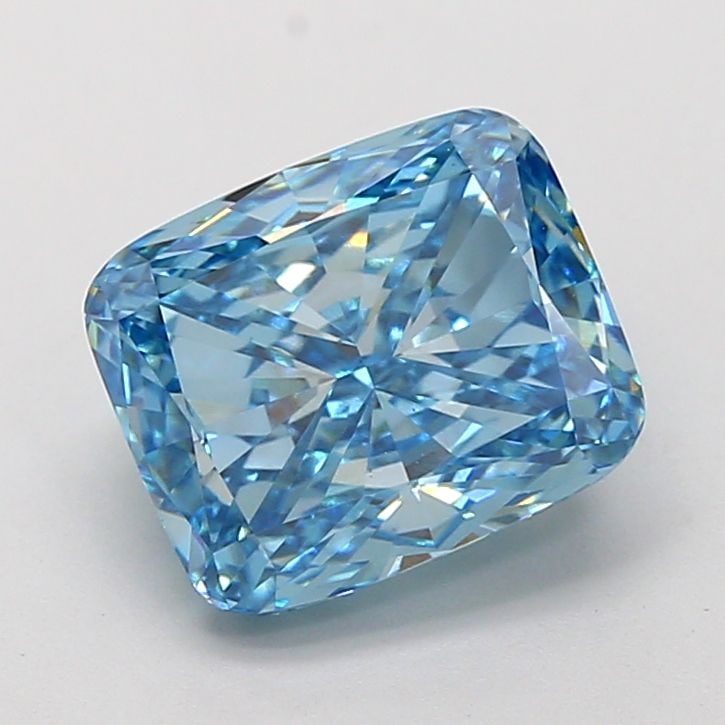 Loose Diamond - CUSHION MODIFIED 3.5ct Fancy Vivid Blue VS1: Loose Diamond - CUSHION MODIFIED 3.5ct Fancy Vivid Blue VS1 Source: This is a real non-mined Diamond that has been grown in a lab Shape: CUSHION MODIFIED Carats: 3.5 Color: Fancy Vivid Blue Certificat