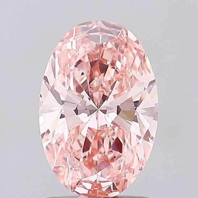 Loose Diamond - OVAL 1.42ct Fancy Intense Pink VS1: Loose Diamond - OVAL 1.42ct Fancy Intense Pink VS1 Source: This is a real non-mined Diamond that has been grown in a lab Shape: OVAL Carats: 1.42 Color: Fancy Intense Pink Certification: IGI Video: