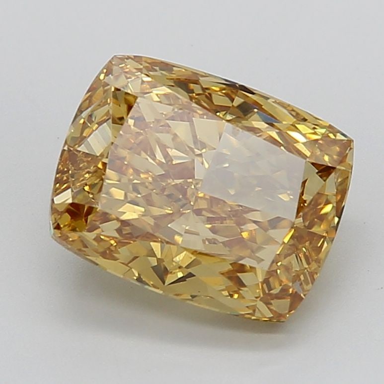 Loose Diamond - CUSHION MODIFIED 4.98ct Fancy Vivid Yellow VS1: Loose Diamond - CUSHION MODIFIED 4.98ct Fancy Vivid Yellow VS1 Source: This is a real non-mined Diamond that has been grown in a lab Shape: CUSHION MODIFIED Carats: 4.98 Color: Fancy Vivid Yellow