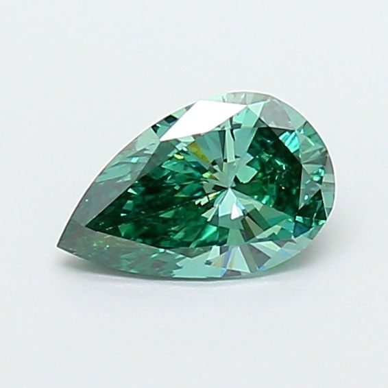 Loose Diamond - PEAR 0.58ct Fancy Vivid Green SI1 (1 of 1)