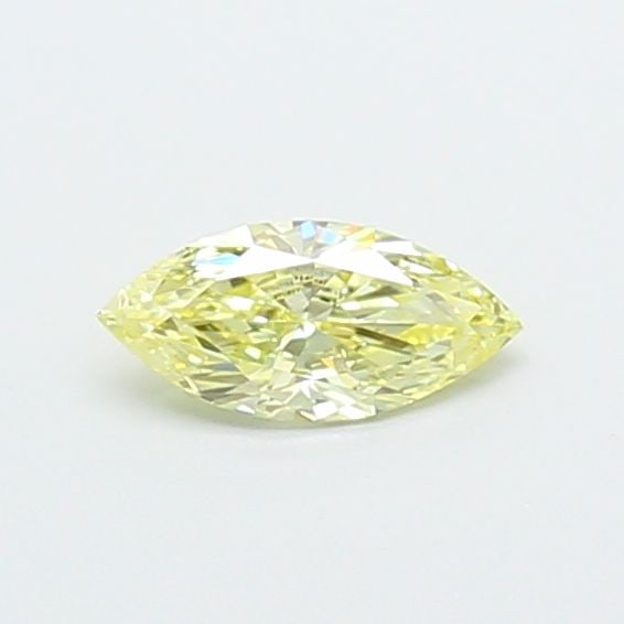 Loose Diamond - MARQUISE 0.3ct Fancy Light Yellow VVS2: Loose Diamond - MARQUISE 0.3ct Fancy Light Yellow VVS2 Source: This is a real non-mined Diamond that has been grown in a lab Shape: MARQUISE Carats: 0.3 Color: Fancy Light Yellow Certification: IGI
