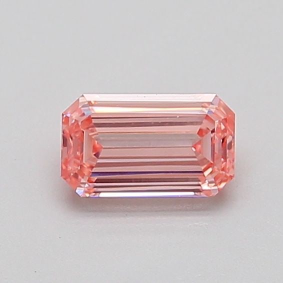 Loose Diamond - EMERALD 0.51ct Fancy Intense Pink VVS2: Loose Diamond - EMERALD 0.51ct Fancy Intense Pink VVS2 Source: This is a real non-mined Diamond that has been grown in a lab Shape: EMERALD Carats: 0.51 Color: Fancy Intense Pink Certification: IGI Vi