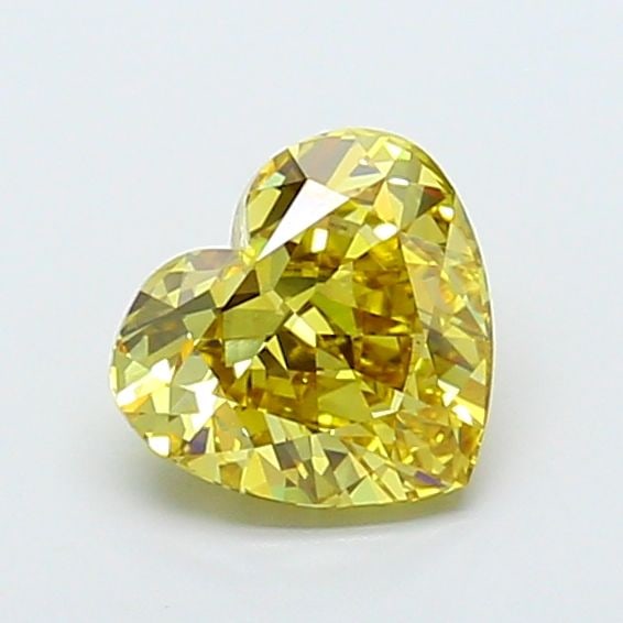 Loose Diamond - HEART 3.03ct Fancy Intense Yellow VS1: Loose Diamond - HEART 3.03ct Fancy Intense Yellow VS1 Source: This is a real non-mined Diamond that has been grown in a lab Shape: HEART Carats: 3.03 Color: Fancy Intense Yellow Certification: IGI Vid