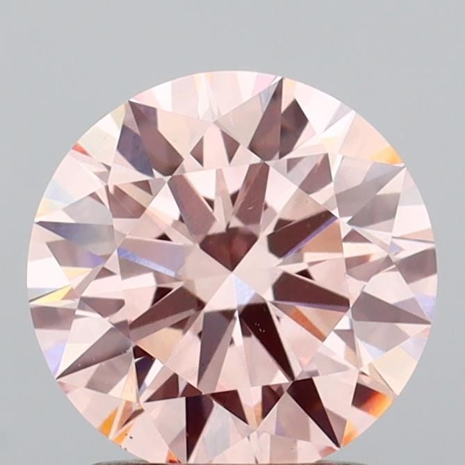 Ideal Loose Diamond - ROUND 1.55ct Fancy Pink VS2: Ideal Loose Diamond - ROUND 1.55ct Fancy Pink VS2 Source: This is a real non-mined Diamond that has been grown in a lab Shape: ROUND Carats: 1.55 Color: Fancy Pink Certification: IGI Video:
