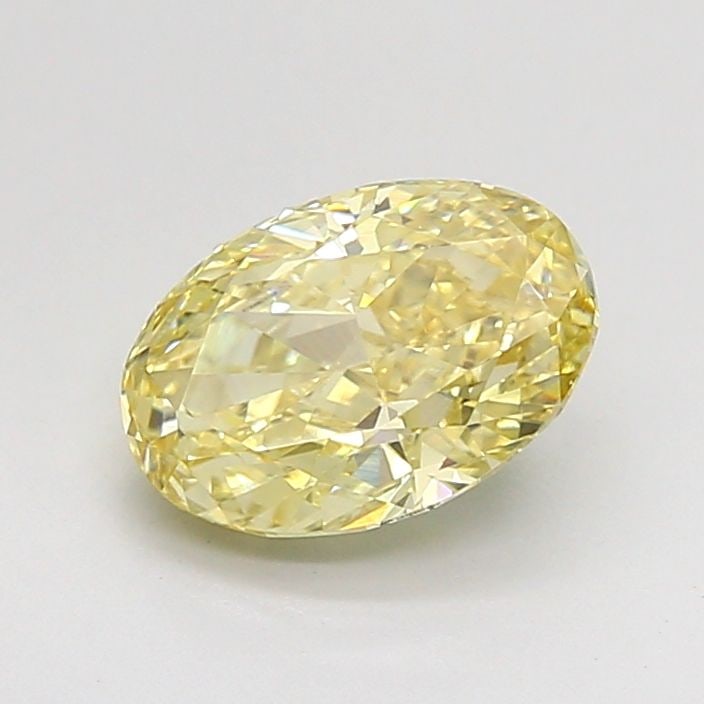Loose Diamond - OVAL 1.4ct Fancy Intense Yellow VVS2: Loose Diamond - OVAL 1.4ct Fancy Intense Yellow VVS2 Source: This is a real non-mined Diamond that has been grown in a lab Shape: OVAL Carats: 1.4 Color: Fancy Intense Yellow Certification: IGI Video:
