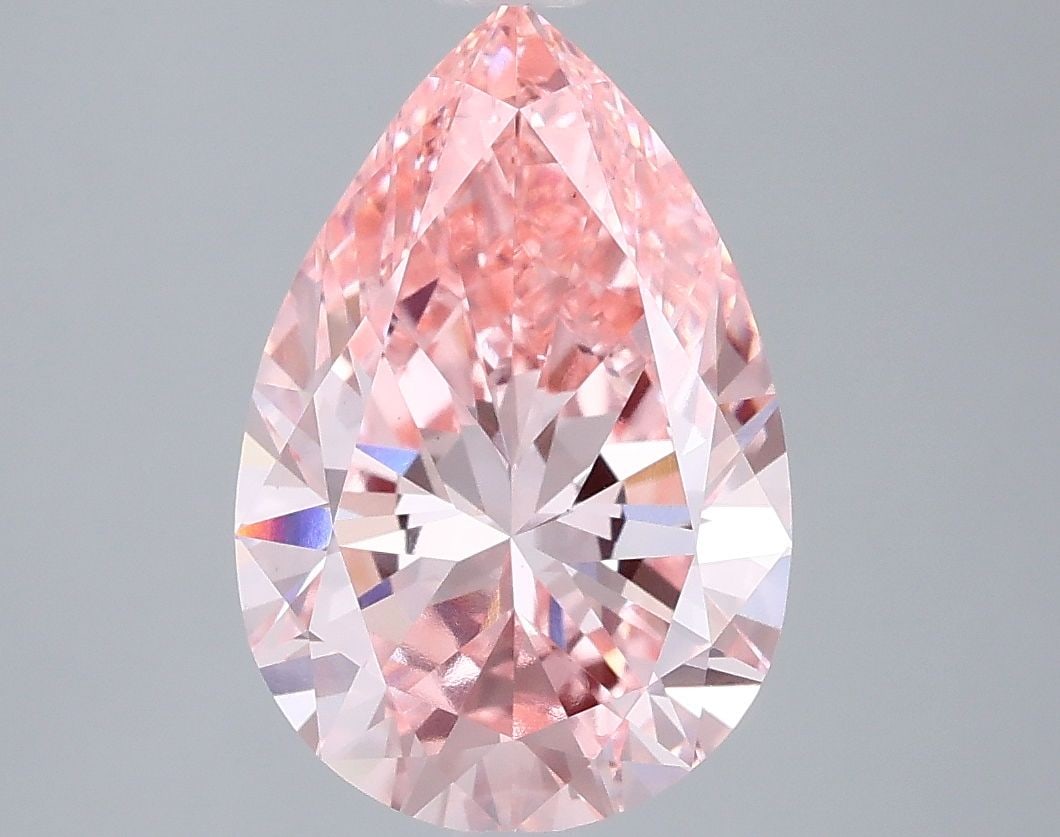 Loose Diamond - PEAR 3.0ct Fancy Vivid Pink VS1: Loose Diamond - PEAR 3.0ct Fancy Vivid Pink VS1 Source: This is a real non-mined Diamond that has been grown in a lab Shape: PEAR Carats: 3.0 Color: Fancy Vivid Pink Certification: IGI Video: