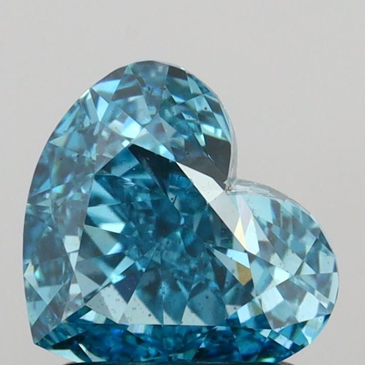 Loose Diamond - HEART 1.29ct Fancy Vivid Blue VS2: Loose Diamond - HEART 1.29ct Fancy Vivid Blue VS2 Source: This is a real non-mined Diamond that has been grown in a lab Shape: HEART Carats: 1.29 Color: Fancy Vivid Blue Certification: IGI Video: