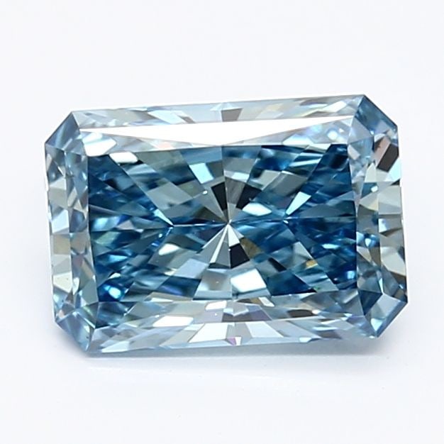 Loose Diamond - RADIANT 1.25ct Fancy Vivid Blue VS1: Loose Diamond - RADIANT 1.25ct Fancy Vivid Blue VS1 Source: This is a real non-mined Diamond that has been grown in a lab Shape: RADIANT Carats: 1.25 Color: Fancy Vivid Blue Certification: IGI Video: