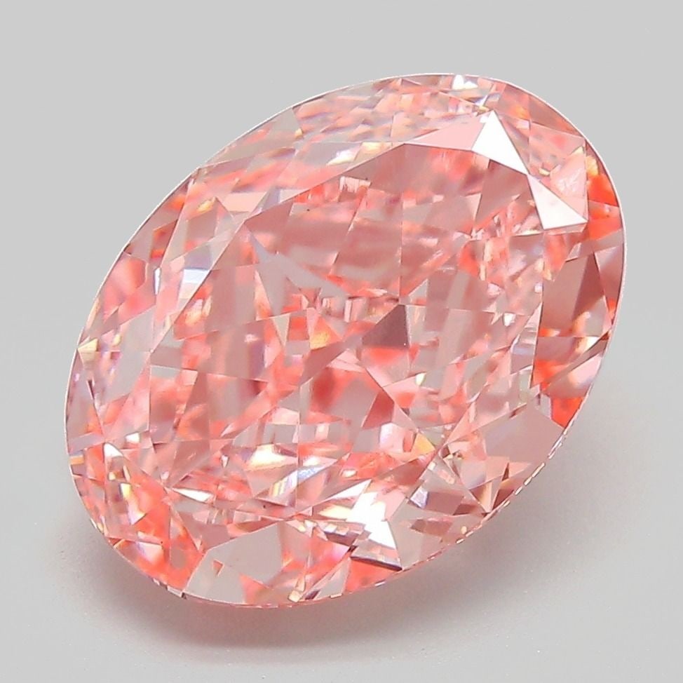 Loose Diamond - OVAL 5.17ct Fancy Pink VVS2: Loose Diamond - OVAL 5.17ct Fancy Pink VVS2 Source: This is a real non-mined Diamond that has been grown in a lab Shape: OVAL Carats: 5.17 Color: Fancy Pink Certification: IGI Video: