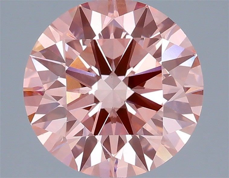 Ideal Loose Diamond - ROUND 1.97ct Fancy Vivid Pink VS1: Ideal Loose Diamond - ROUND 1.97ct Fancy Vivid Pink VS1 Source: This is a real non-mined Diamond that has been grown in a lab Shape: ROUND Carats: 1.97 Color: Fancy Vivid Pink Certification: IGI Video