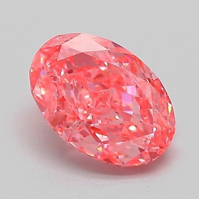 Loose Diamond - OVAL 1.07ct Fancy Vivid Pink VS1: Loose Diamond - OVAL 1.07ct Fancy Vivid Pink VS1 Source: This is a real non-mined Diamond that has been grown in a lab Shape: OVAL Carats: 1.07 Color: Fancy Vivid Pink Certification: IGI Video: