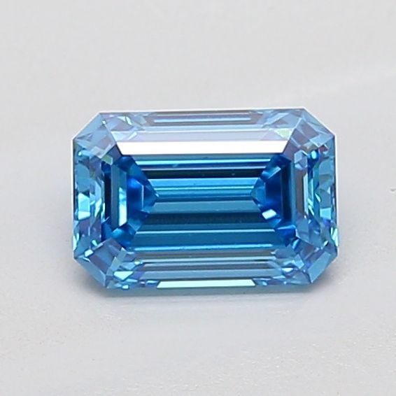 Loose Diamond - EMERALD 1.0ct Fancy Vivid Blue VS2: Loose Diamond - EMERALD 1.0ct Fancy Vivid Blue VS2 Source: This is a real non-mined Diamond that has been grown in a lab Shape: EMERALD Carats: 1.0 Color: Fancy Vivid Blue Certification: IGI Video: