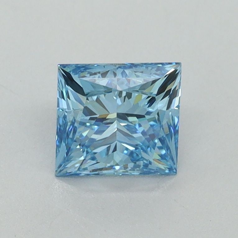 Loose Diamond - PRINCESS 1.0ct Fancy Vivid Blue VS1: Loose Diamond - PRINCESS 1.0ct Fancy Vivid Blue VS1 Source: This is a real non-mined Diamond that has been grown in a lab Shape: PRINCESS Carats: 1.0 Color: Fancy Vivid Blue Certification: IGI Video: