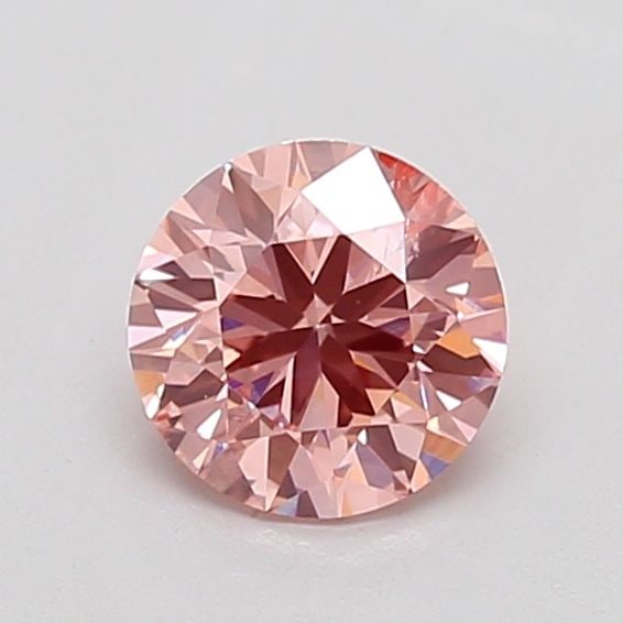 Loose Diamond - ROUND 0.72ct Fancy Vivid Pink I1: Loose Diamond - ROUND 0.72ct Fancy Vivid Pink I1 Source: This is a real non-mined Diamond that has been grown in a lab Shape: ROUND Carats: 0.72 Color: Fancy Vivid Pink Certification: NONE Additional 