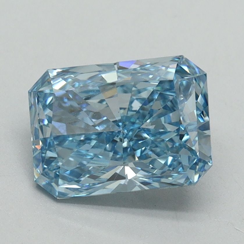 Loose Diamond - RADIANT 1.7ct Fancy Vivid Blue VS1: Loose Diamond - RADIANT 1.7ct Fancy Vivid Blue VS1 Source: This is a real non-mined Diamond that has been grown in a lab Shape: RADIANT Carats: 1.7 Color: Fancy Vivid Blue Certification: IGI Video: