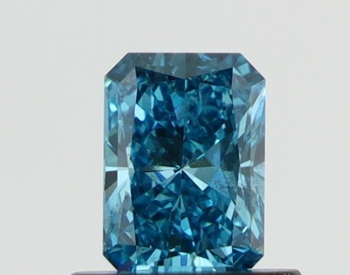 Loose Diamond - EMERALD 0.6ct Fancy Blue VS2 (1 of 1)