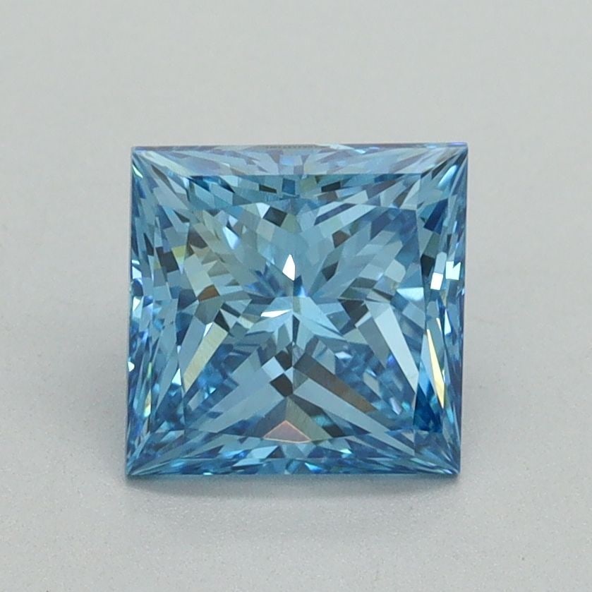 Loose Diamond - PRINCESS 1.54ct Fancy Vivid Blue VVS2: Loose Diamond - PRINCESS 1.54ct Fancy Vivid Blue VVS2 Source: This is a real non-mined Diamond that has been grown in a lab Shape: PRINCESS Carats: 1.54 Color: Fancy Vivid Blue Certification: IGI Vide