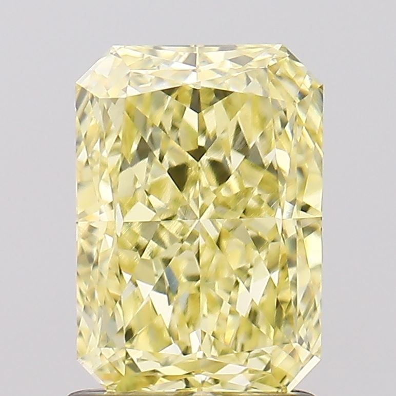 Loose Diamond - RADIANT 1.57ct Fancy Intense Yellow VS1: Loose Diamond - RADIANT 1.57ct Fancy Intense Yellow VS1 Source: This is a real non-mined Diamond that has been grown in a lab Shape: RADIANT Carats: 1.57 Color: Fancy Intense Yellow Certification: IGI