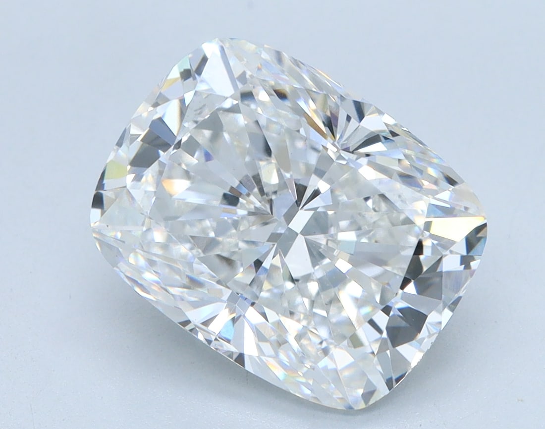 Loose Diamond - LONG CUSHION 4.03ct E VS1: Loose Diamond - LONG CUSHION 4.03ct E VS1 Source: This is a real non-mined Diamond that has been grown in a lab Shape: LONG CUSHION Carats: 4.03 Color: E Clarity: VS1 Certification: IGI Condition: Pre