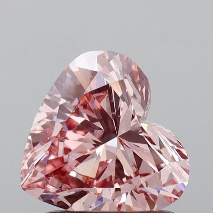 Loose Diamond - HEART 1.09ct Fancy Intense Pink VS2: Loose Diamond - HEART 1.09ct Fancy Intense Pink VS2 Source: This is a real non-mined Diamond that has been grown in a lab Shape: HEART Carats: 1.09 Color: Fancy Intense Pink Certification: IGI Video: