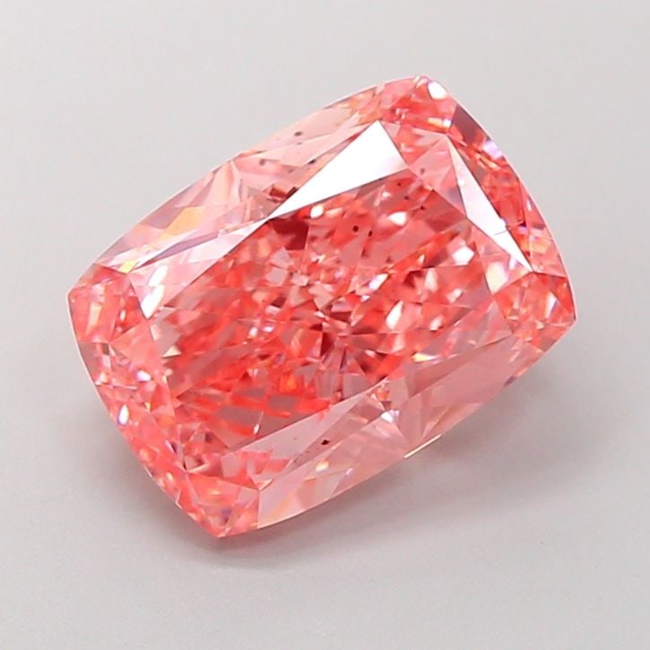 Loose Diamond - CUSHION MODIFIED 5.06ct Fancy Vivid Pink VS2: Loose Diamond - CUSHION MODIFIED 5.06ct Fancy Vivid Pink VS2 Source: This is a real non-mined Diamond that has been grown in a lab Shape: CUSHION MODIFIED Carats: 5.06 Color: Fancy Vivid Pink Certific
