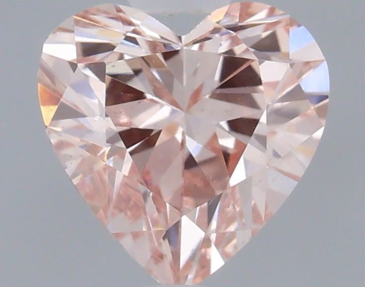 Loose Diamond - HEART 0.45ct Fancy Pink VS2: Loose Diamond - HEART 0.45ct Fancy Pink VS2 Source: This is a real non-mined Diamond that has been grown in a lab Shape: HEART Carats: 0.45 Color: Fancy Pink Certification: IGI Video: