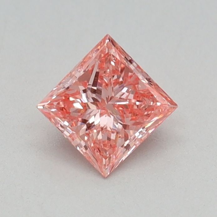 Loose Diamond - PRINCESS 0.32ct Fancy Vivid Pink VS2: Loose Diamond - PRINCESS 0.32ct Fancy Vivid Pink VS2 Source: This is a real non-mined Diamond that has been grown in a lab Shape: PRINCESS Carats: 0.32 Color: Fancy Vivid Pink Certification: IGI Video