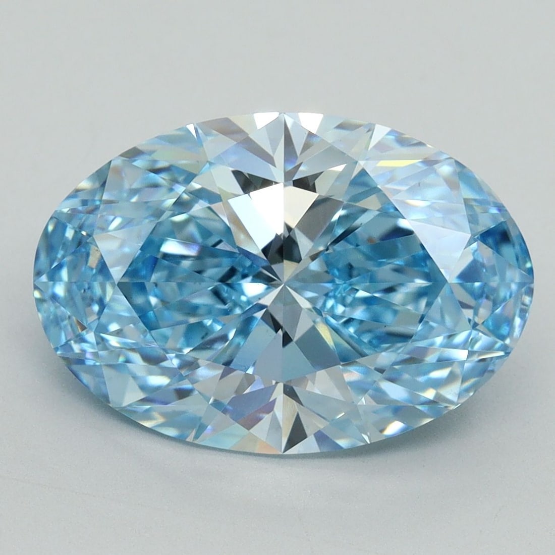 Loose Diamond - OVAL 5.07ct Fancy Vivid Blue VS1: Loose Diamond - OVAL 5.07ct Fancy Vivid Blue VS1 Source: This is a real non-mined Diamond that has been grown in a lab Shape: OVAL Carats: 5.07 Color: Fancy Vivid Blue Certification: IGI Video: