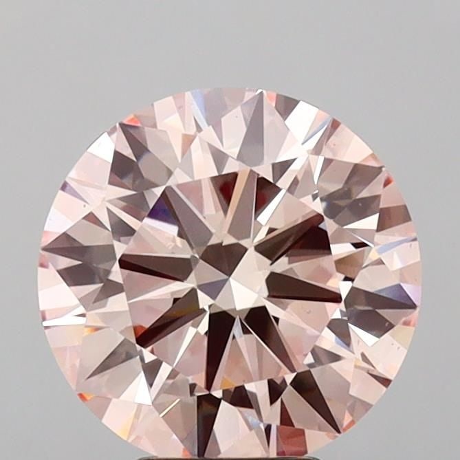 Ideal Loose Diamond - ROUND 5.64ct Fancy Pink VVS2: Ideal Loose Diamond - ROUND 5.64ct Fancy Pink VVS2 Source: This is a real non-mined Diamond that has been grown in a lab Shape: ROUND Carats: 5.64 Color: Fancy Pink Certification: IGI Video: