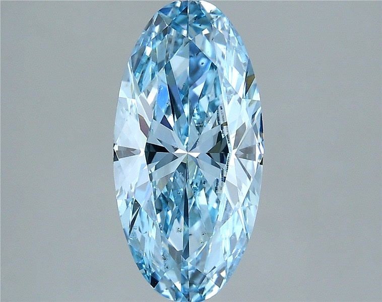 Loose Diamond - OVAL 2.01ct Fancy Vivid Blue VS2: Loose Diamond - OVAL 2.01ct Fancy Vivid Blue VS2 Source: This is a real non-mined Diamond that has been grown in a lab Shape: OVAL Carats: 2.01 Color: Fancy Vivid Blue Certification: IGI Video:
