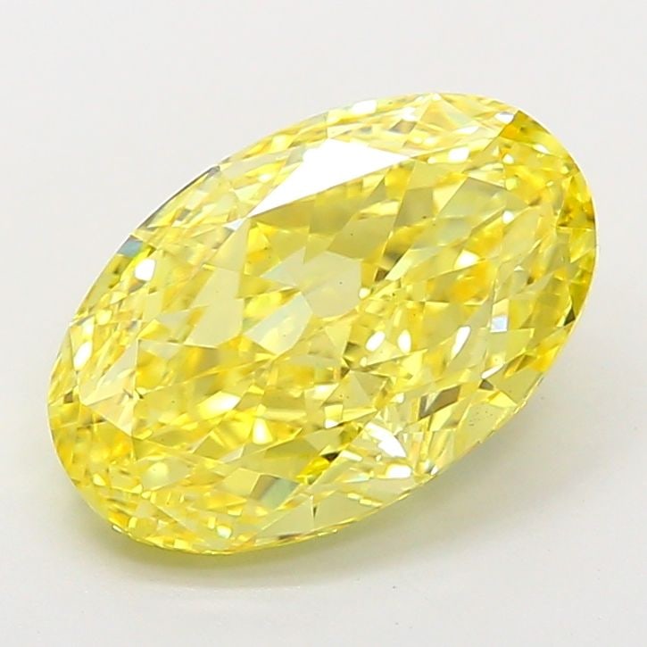 Loose Diamond - OVAL 4.05ct Fancy Vivid Yellow VS2: Loose Diamond - OVAL 4.05ct Fancy Vivid Yellow VS2 Source: This is a real non-mined Diamond that has been grown in a lab Shape: OVAL Carats: 4.05 Color: Fancy Vivid Yellow Certification: IGI Video: