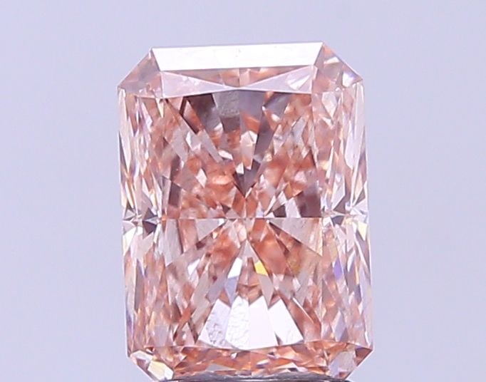 Loose Diamond - RADIANT 2.51ct Fancy Intense Brown Pink SI1: Loose Diamond - RADIANT 2.51ct Fancy Intense Brown Pink SI1 Source: This is a real non-mined Diamond that has been grown in a lab Shape: RADIANT Carats: 2.51 Color: Fancy Intense Brown Pink Certificat