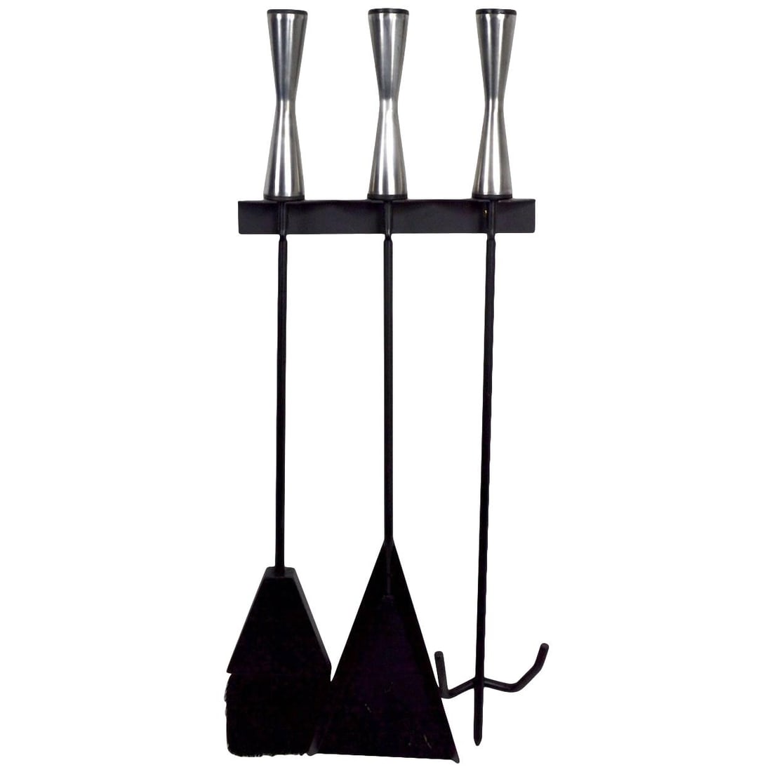 Seymor Attributed Modernist Wall Mount Fireplace Tool Set: Seymor Attributed Modernist Wall Mount Fireplace Tool Set Discover a unique wall mount fireplace tool set, perfect for adding a touch of modernist elegance to your space. This hard-to-find set feature