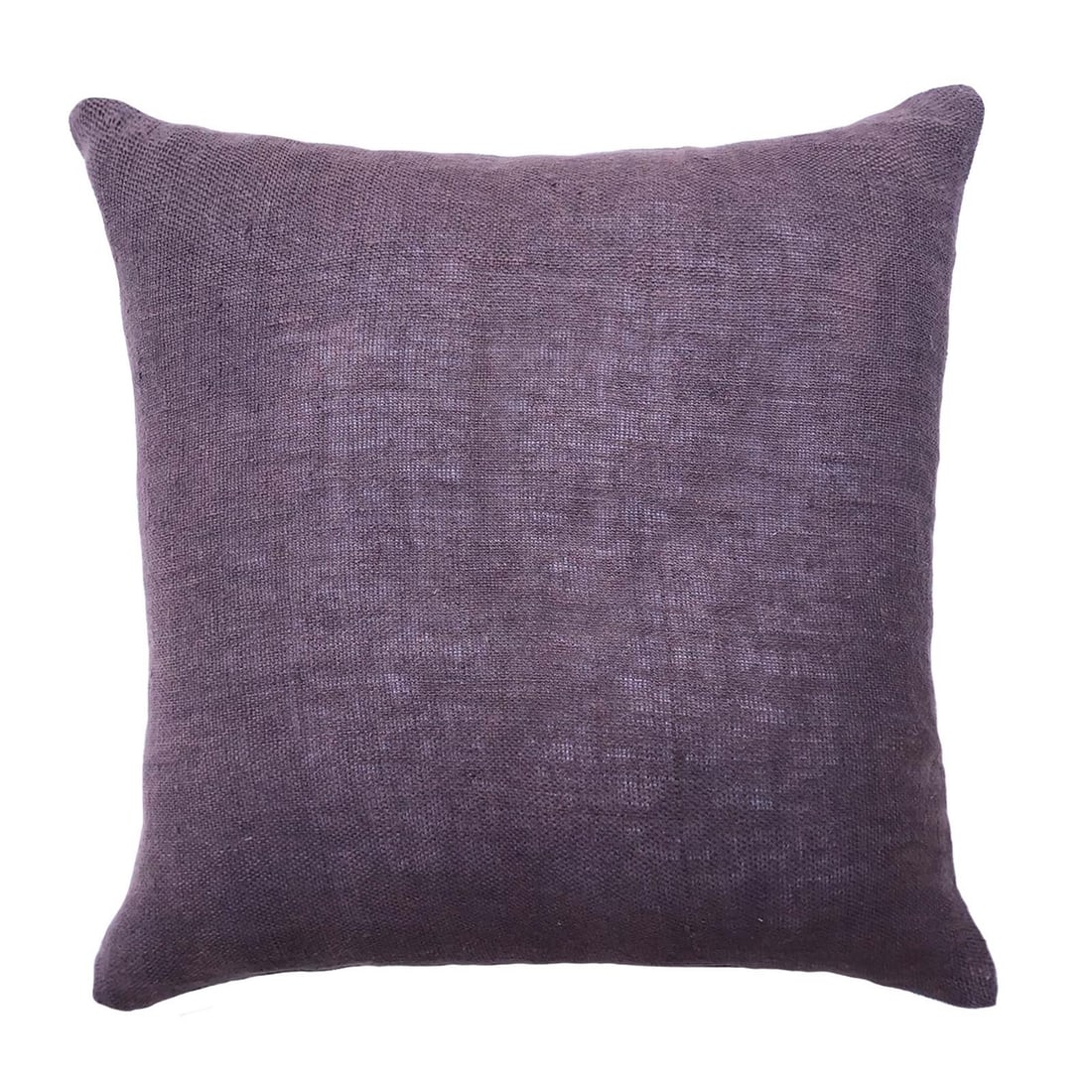 Davina Eggplant Pillow 20x20 Stonewashed Linen Down Alternative (1 of 1)