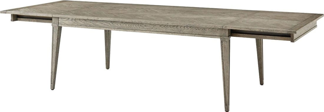 Theodore Alexander Rustic Echoes Dining Table with Butterfly Extensions - 7
