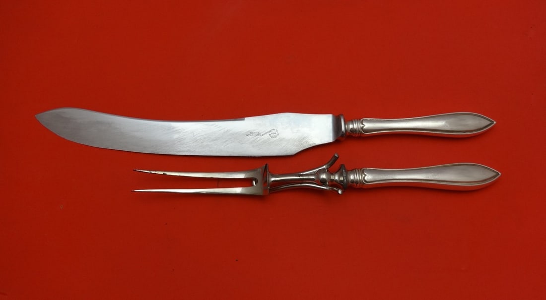 Birks Norman Sterling Silver 2pc Roast Carving Set (1 of 1)