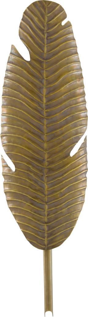 Currey Tropical Brass Leaf Wall Sconce UL-Listed (1 of 3)
