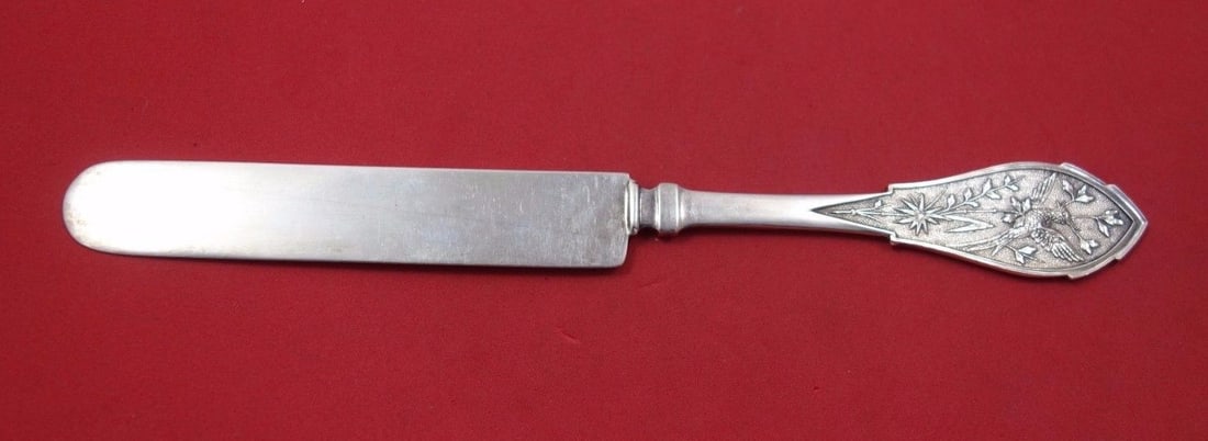 Wood & Hughes Japanese Sterling Silver Knife 7 3/4" (1 of 1)