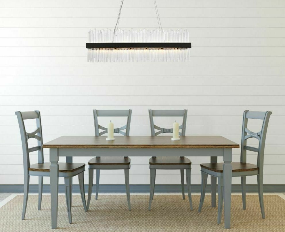 Dallas 24 Light Black Crystal Chandelier 42 in (1 of 8)