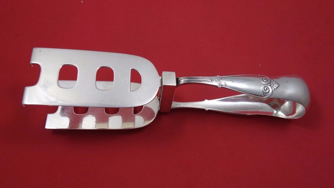 Tiffany & Co Beekman Sterling Silver Asparagus Serving Tong 8 3/4 inches (1 of 1)