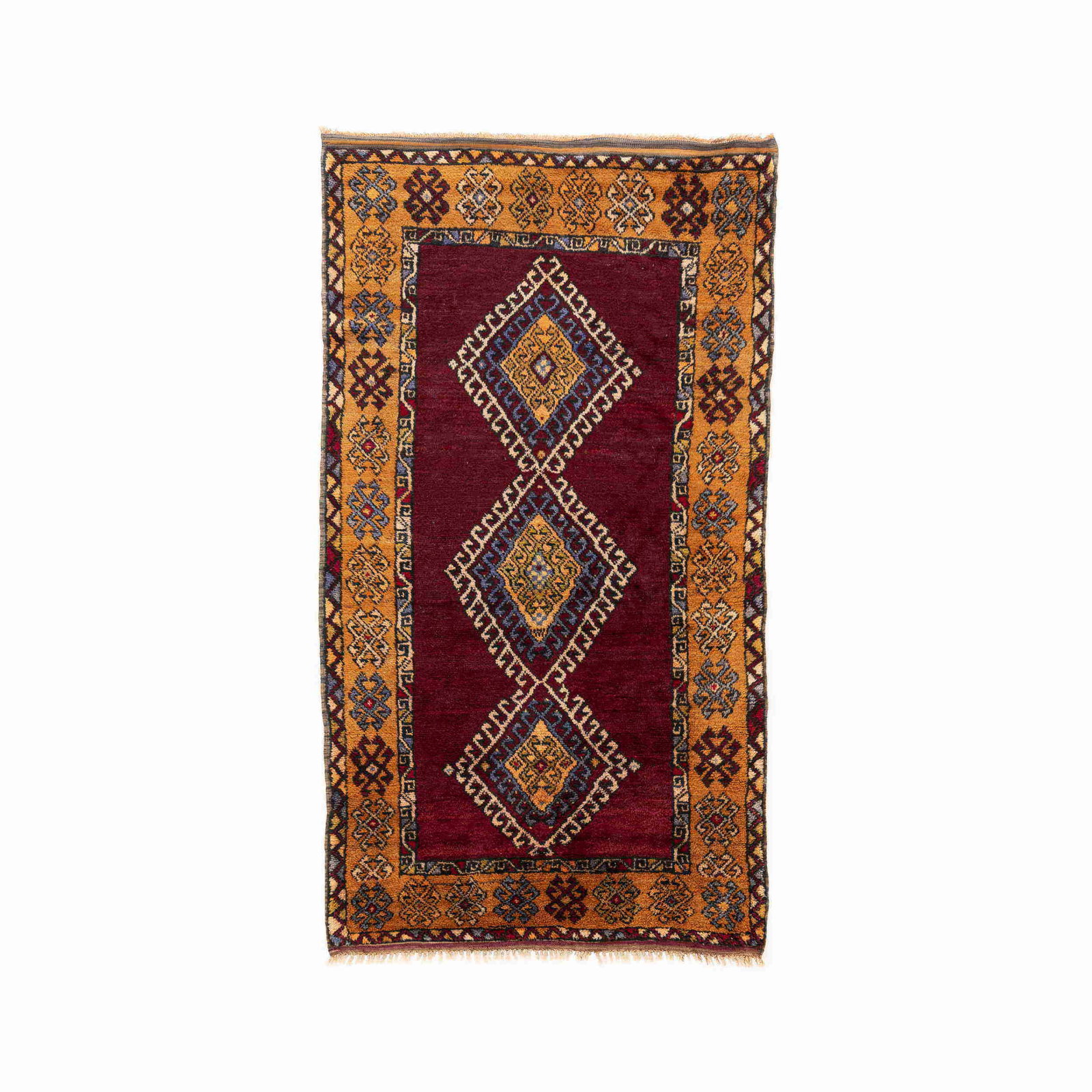 Authentic Handmade Anadol Wool Carpet 75.6 x 85.8 Inches (1 of 8)