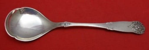 Th Olsens Hardanger Sterling Silver Berry Spoon 8 7/8 Inch (1 of 1)