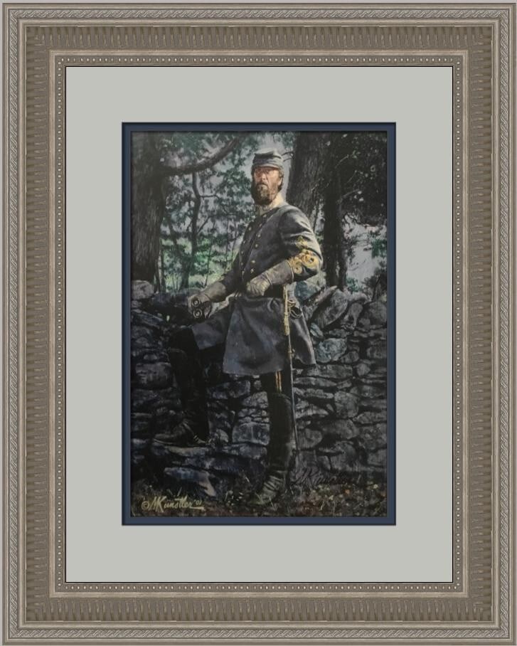 Framed Limited Edition Mort Kunstler Stonewall Jackson Print Signed With COA (1 of 2)