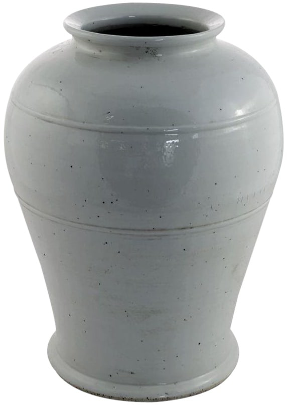 Handmade White Porcelain Busan Kimchi Jar Asian Antique Style (1 of 1)