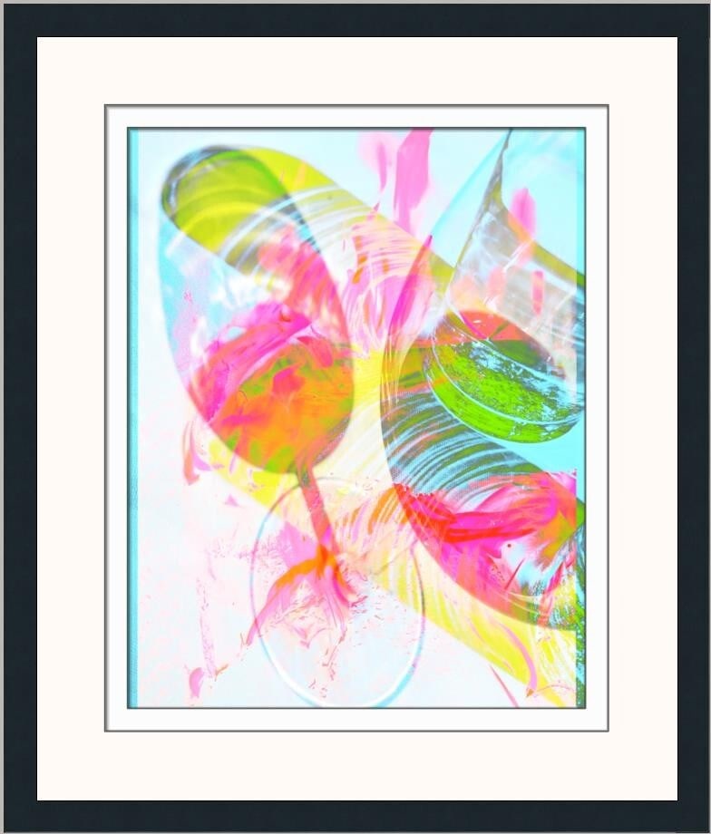 Brent Wickes Wine Time Limited Edition Signed Giclee Print Framed (1 of 2)