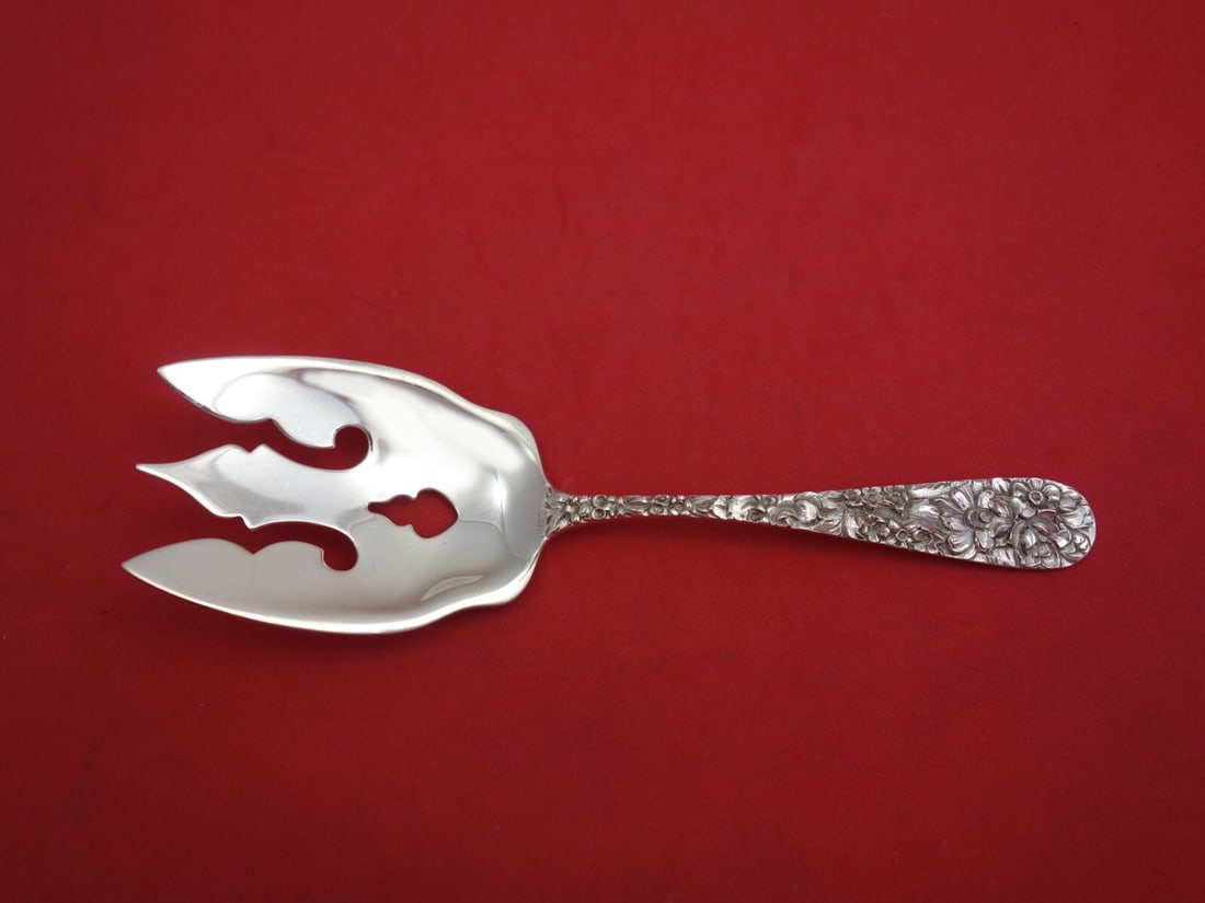 Stieff Princess Sterling Silver Salad Serving Fork 8 Inch Antique: Stieff Princess Sterling Silver Salad Serving Fork 8 Inch Antique This exquisite salad serving fork from the renowned Stieff brand features a beautiful Princess pattern and is crafted from high-qualit