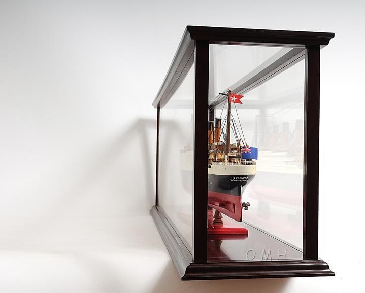 Elegant Dark Mahogany Regency Style Display Case for Speed Boat (1 of 10)