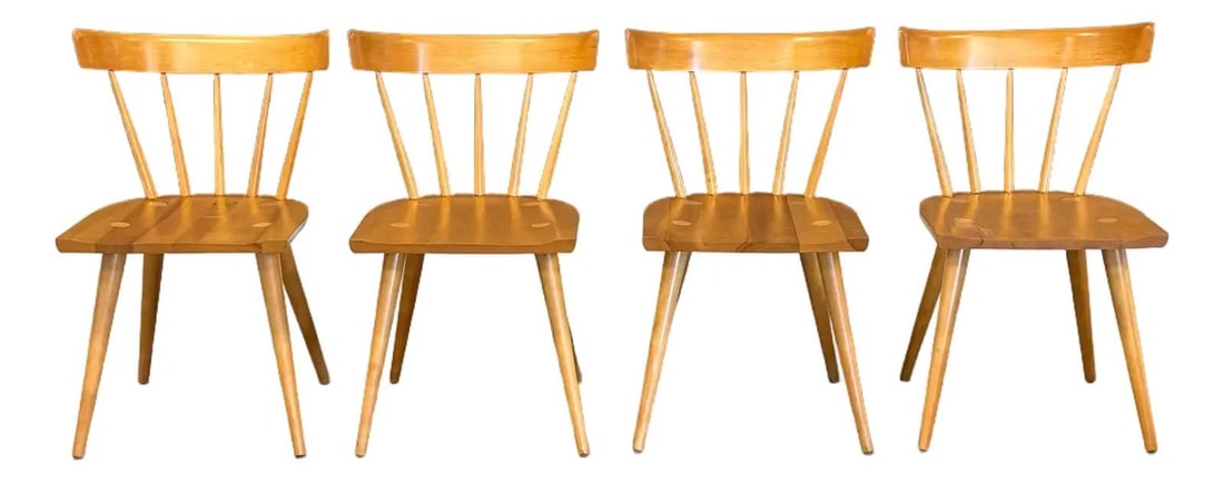 Mid Century Modern Paul McCobb Planner Group Dining Chairs Set of 4: Mid Century Modern Paul McCobb Planner Group Dining Chairs Set of 4 This set of four mid-century modern dining chairs is a timeless piece designed by Paul McCobb for Winchendon's Planner Group. Expert